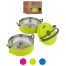 Healthy Human Go Pet Bento 2 x 450ml Bowl Πράσινο 16oz HH-SOB35